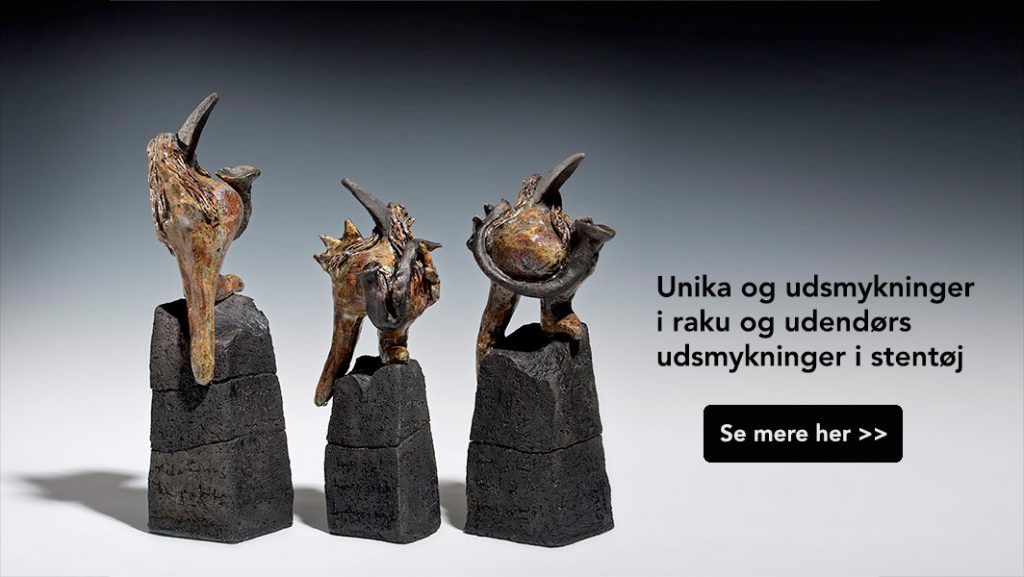 Raku unika stentøj kunst fra Gerd Baarstrøm